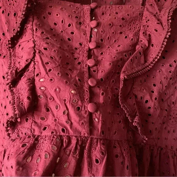 Madewell |  Eyelet Pom-Pom Blouse - Picture 10 of 14